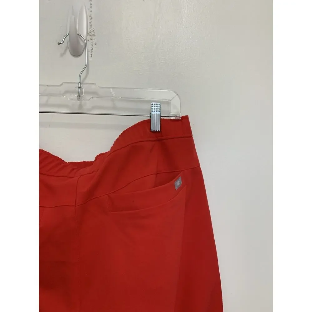 Figs M23SW2016S Men’s Sz Large Red Short Jogger Medical Scrubs Pants
